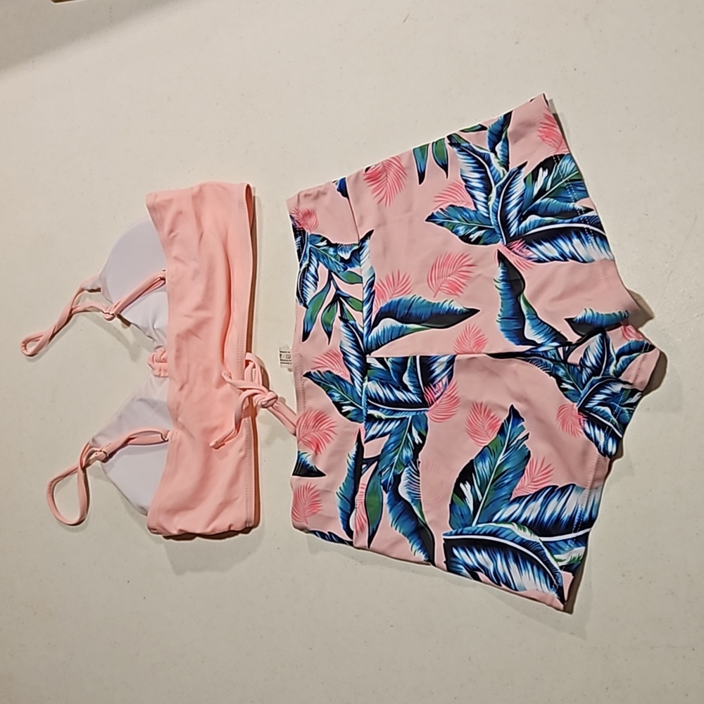 Bikini Tropical pattern Size Medium - Picture 5 of 6